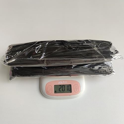 200g Raffiabast, Füllmaterial Geschenk, Füllmaterial Für Pakete,Geschreddertes Papier Für Geschenkbox,Festival Geschenk Dekoration Verpackung -Schwarz