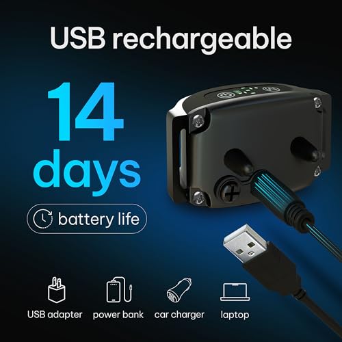 Image of DogRook Rechargeable Dog Bark Collar | Smart Collar for Dog Training | Beep & Vibration | No Shock | No Bark Collar | Anti Bark Collar for Dogs | Anti Barking Collar for Dogs - Large, Medium, Small