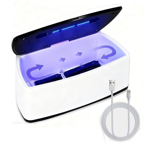 Boîte de stérilisation pour outils manucure grande capacité 1 L avec alimentation USB