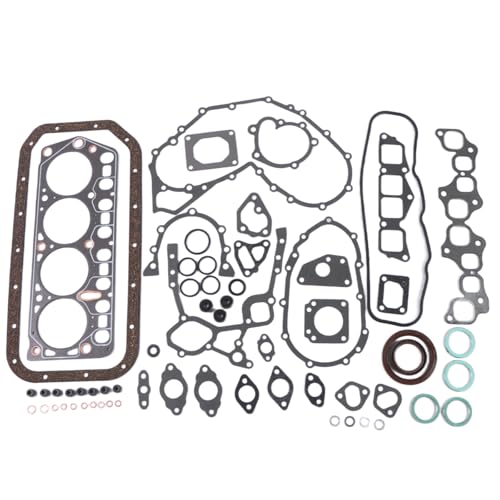 4Y LPG Engine Full Gasket Kit Head Gasket Set for Toyota 5FG28 5FG30 5FG18 5FG20 5FG25 6FG15 6FG20 6FG25 6FGCU30 6FGU20 6FGU30 7FGU15 7FGU25 7FGU30 7FGU32 8FGCU18 8FGCU30 Forklift Truck
