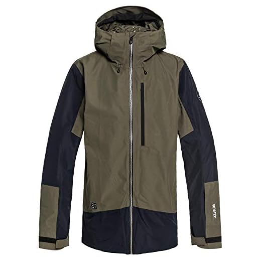 Quiksilver Men's Forever 2L Gore-TEX Snow Jacket, Black, M