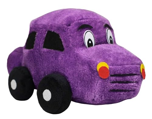 Image of Tickles Car Stuffed Plush Vehicle Soft Toy for Kids Boys & Girls Birthday Gift, Room Decor (Color: Purple Size: 26 cm)