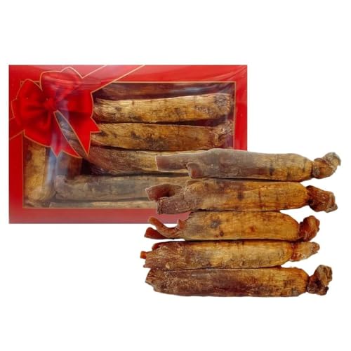 New Green Nutrition Dried Panax Red Ginseng Root, 6 Years Premium Grade (Root 8oz.)