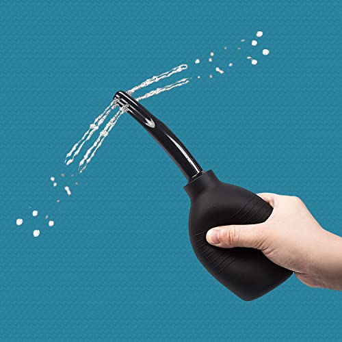 Enema Bulb For Men Or Women - Douche Cleaner - 310 Ml Capacity (Black Color) #TOP6