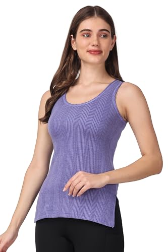 Image of FF Women's Thermal Scoop Neck Cami Tank Tops, Ultra Soft Fleece Lined Camisole, Winter Warm Underwear Top