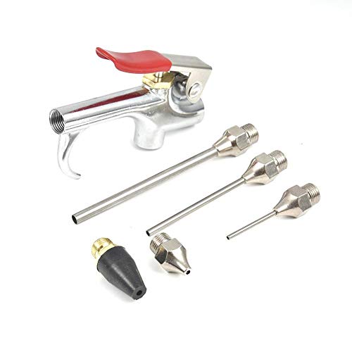 Sunnyushine Jeu D'outils Pneumatiques, Soufflette À Air Comprimé avec Embouts Becs Rallonges Air Comprimé Compresseur Nettoyage