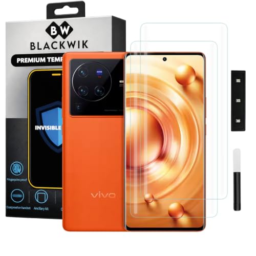 Image of Blackwik UV Curved Tempered Glass for Vivo X80 / X80 Pro | 2-Pack