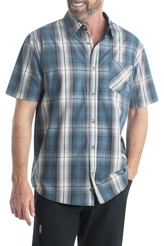 Legendary Whitetails Men's Poplin Short Sleeve Button Down Shirt3