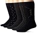 Dockers Men's 5 Pack Classics Dress Dobby Crew Socks, Navy Assorted, 10-13 Sock/6-12 Shoe