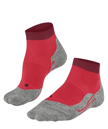 FALKE RU4 Endurance Short W Sso coton anti-ampoule 1 paire, Chaussettes de course Femme, Rouge Big Red 8178, 37-38
