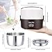 Janolia Fiambrera Eléctrica, Olla Pórtatil para Cocinar y Calentar Las Comidas con...