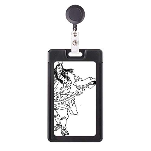 Porte badge rétractable Wusong Masterpiece étui carte identification