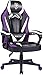 Vonesse Sedia Gaming Ergonomica Con Schienale Alto Poltrona da Gioco Fibra di Carbonio Gamer Chair Sedia per Computer Girevole Sedia Sportiva Sedia da Ufficio Scrivania Poltrona (Viola)