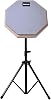 8 Inches Silent Practice Drum Pad with Adjustable Stand Snare Drum Practice Pad Shock‑Absorbent Practice Training Drum Pad for Adults and