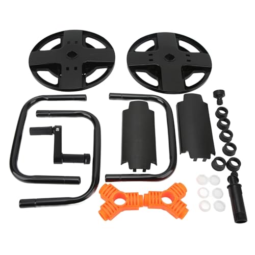 Jerliflyer Hose Reel Water Pipe Storage Rack ABS Single Arm ToolHeavy Duty Rolling, Easy to Store and Move