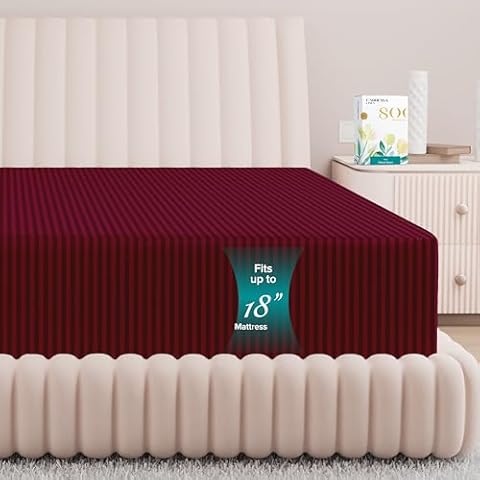Carressa Linen 100% Egyptian Cotton Fitted Sheet Cover