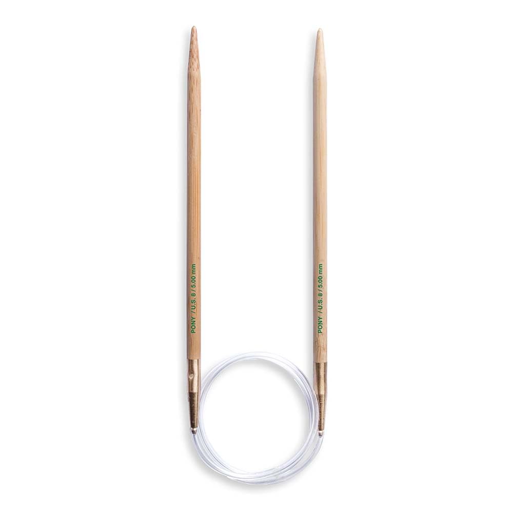 Pony Bamboo Circular Knitting Needle 60cm 5.00mm - 1pc