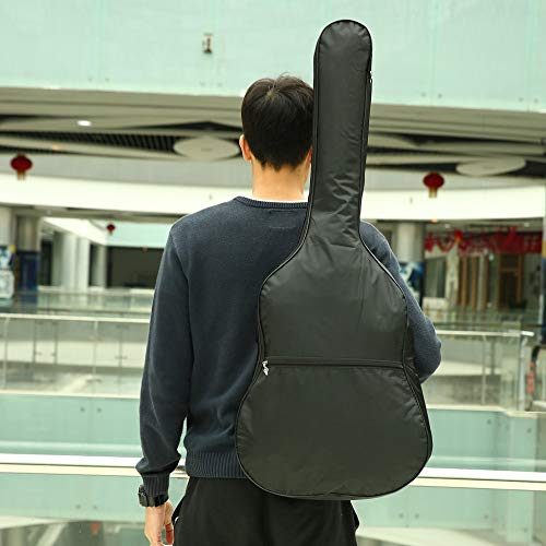 Housse guitare -Sac de rangement pour guitare 41 pouces étanche 420D Nylon Acoustic Guitar Gig Bag Housse souple avec… - Les Beatles, Paul McCartney, John Lennon, RIngo Starr, George Harrison Housse guitare -Sac de rangement pour guitare 41 pouces étanche 420D Nylon Acoustic Guitar Gig Bag Housse souple avec… – Image 4