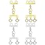 4PCS Gold and Silver Clasps