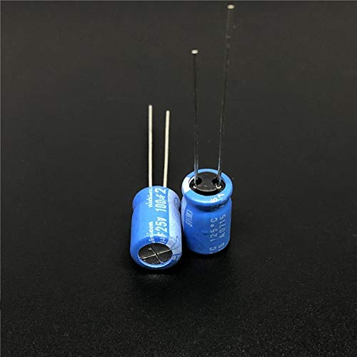 30pcs 25V100uF BT 8x11.5 Altamente affidabile Affidabilità 25V100uF Condensatore elettrolitico di Livello Industriale