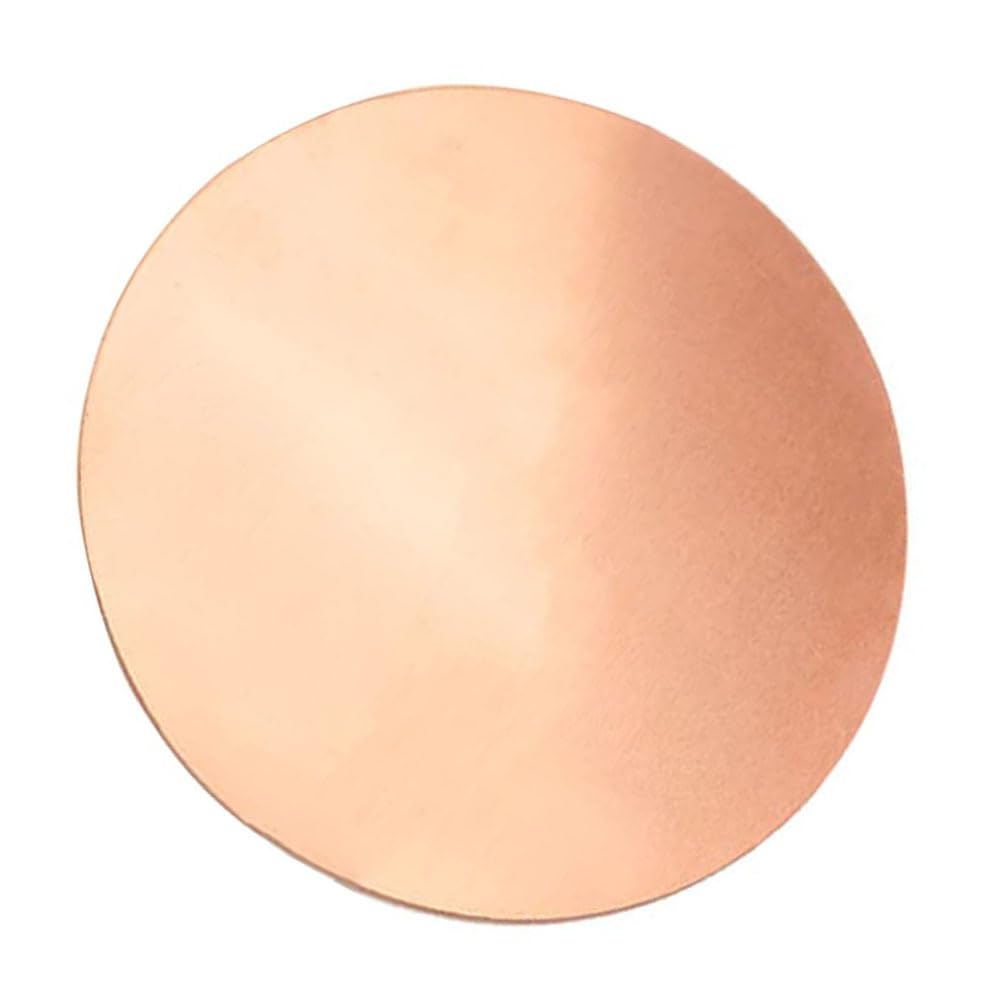 Haotaish One Color T2 Copper Discs Are Used For Diy Handicrafts Electrical Machinery Industrial Maintenance, Thickness 1.5Mm,1.5×120Mm