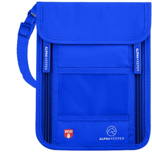 Image of Neck Wallet, Travel Pouch For Passport Holder And Documents, Travel Neck Wallet For Traveling Women.