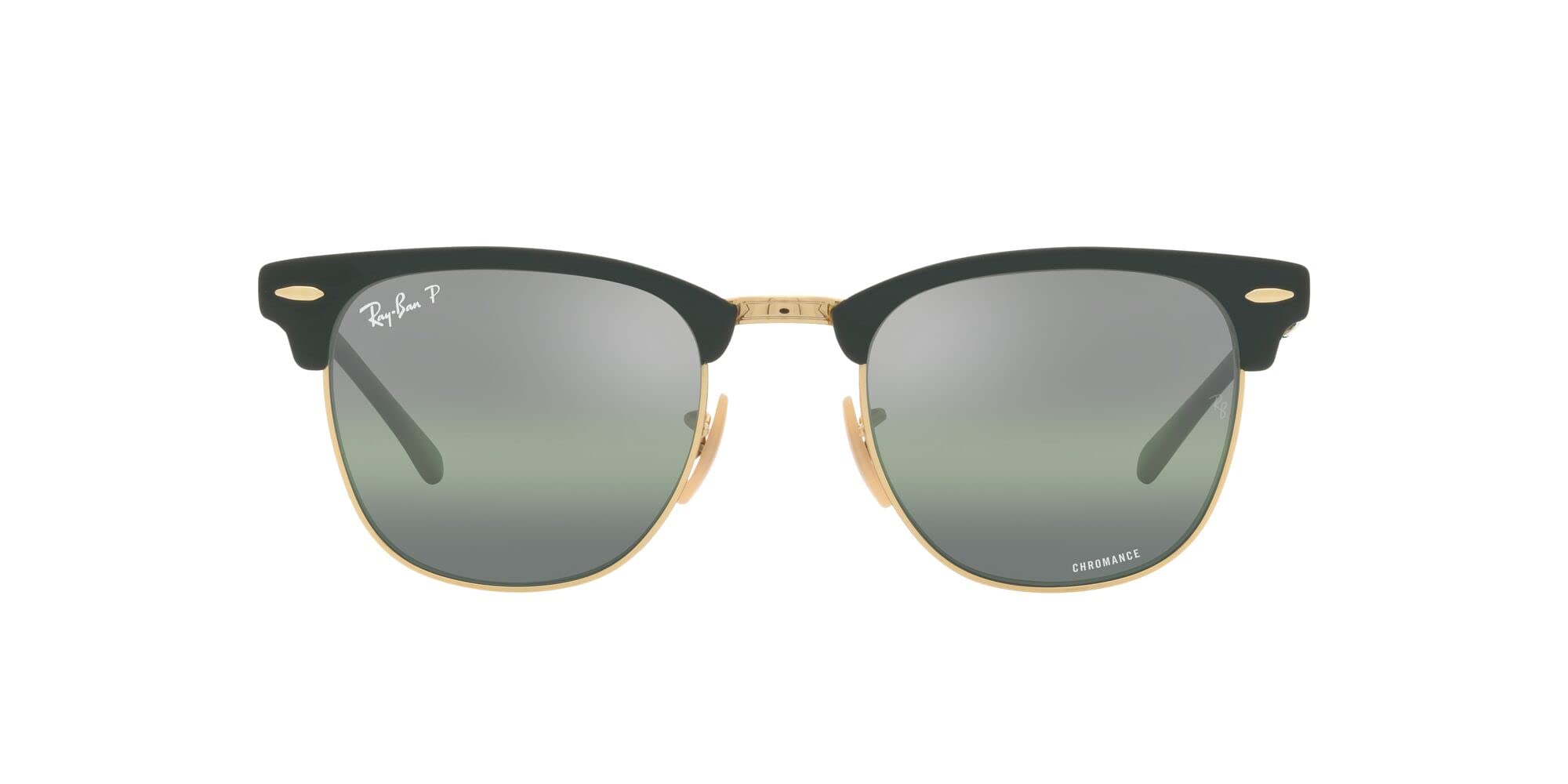 Ray-Ban Rb3716 Clubmaster - Gafas de sol cuadradas de metal