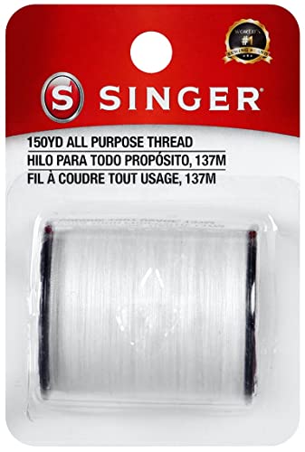 Hilo de poliéster SINGER 150 yd Blanco miniatura 1