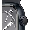 Apple Watch Series 8 [GPS, 41mm] - Midnight Aluminum Case with Midnight Sport Band, M/L (Renewed) - Image 4
