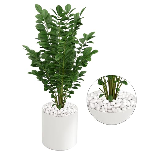 Virekm WHITE Landscaping Pebbles Decorative Ornamental Pebbles Garden Landscaping Stones Gravel Filler thumb #4