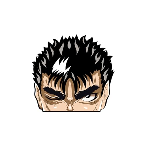 Berserk Gattsu Anime Manga Guts Decal Stickers for Cars Laptop Skateboard Wall Decor UV Resistant (Guts)