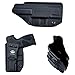Taurus G2C PT111 Holster, IWB KYDEX for G2C Taurus Holster & Millennium PT111 G2 / PT140 - Inside Waistband Pistol Case (Black, Right)