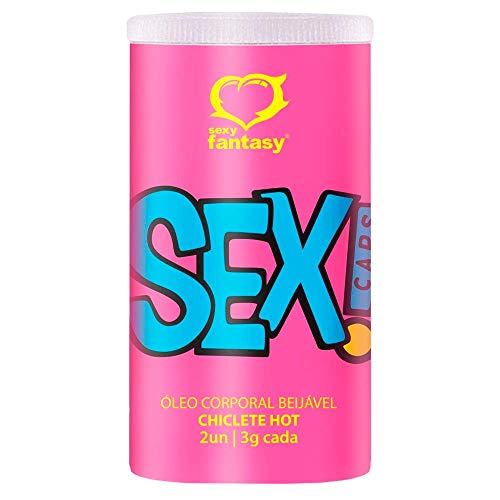 Bolinha Explosiva Sex Caps Beijavel 2 Unidades (Chiclete Hot)