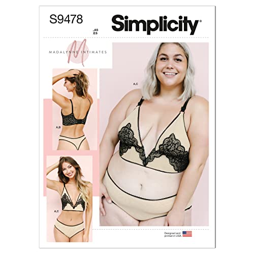 Vêtements de sport pour femme Simplicity SS9478A fitness grande taille
