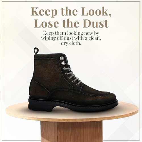 Image of San Frissco Men's Sneaker High Top Ankle Boots for Hikking and Trekking|Round Toe Soft Insole Lace Up Shoes Anti Slip Resistant|Ultra Durable Elegant with Cushioned Footbed