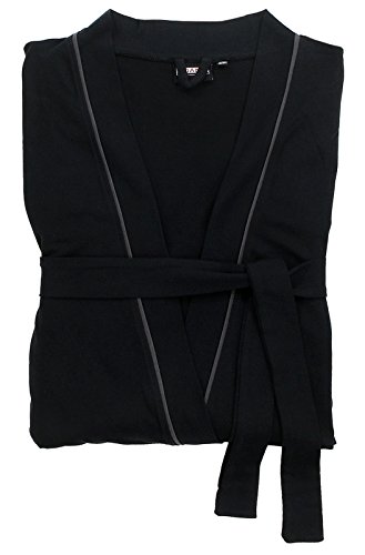 ADAMO Cappotto da uomo in nero fino alle taglie