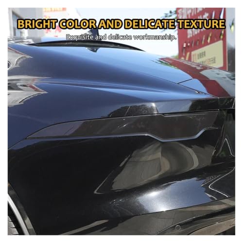 Cubierta de luz trasera de ABS para Jaguar F-TYPE 2013-2025, protector negro de intermitente 6