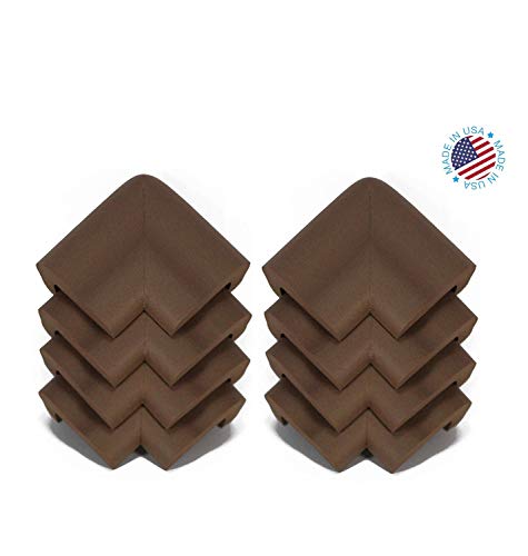 Image of Kidkusion 8 Piece Jumbo Corner Guards, Brown