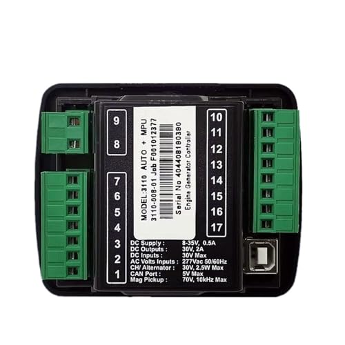 Controlador DSE3110 con arranque automatico y proteccion para genset 2
