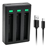 Kastar Triple USB Battery Charger Compatible with Insta 360 ONE X2 Rechargeable Lithium Polymer Battery, Insta360 ONE X2 Action Camera (Non-Waterproof)