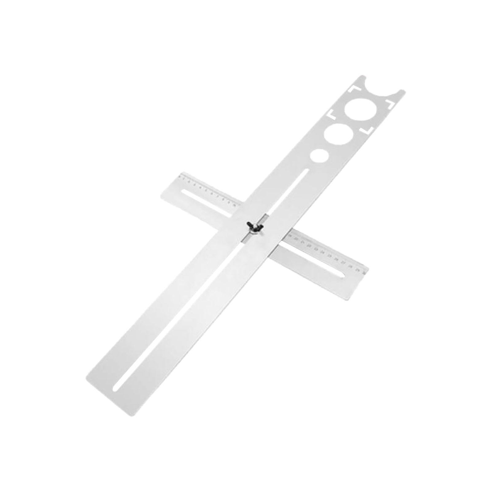 Lochlineal für Keramikfliesen, Marmorstanzwerkzeug, Universelles DIY Positionierungsmarkierungswerkzeug, Bodenbohrer für, 60cm