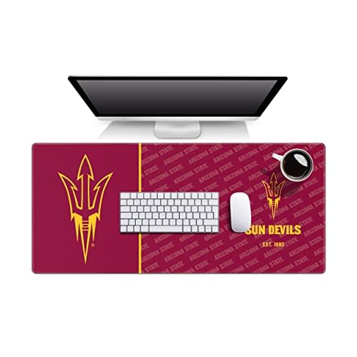 YouTheFan NCAA Arizona State Sun Devils Logo Series Desk Pad