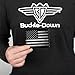 Buckle-Down Unisex-Adults Buckle-down Pu Bifold - American Flag Weathered Black/White Bi Fold Wallet, Multicolor, 4.0 x 3.5 US