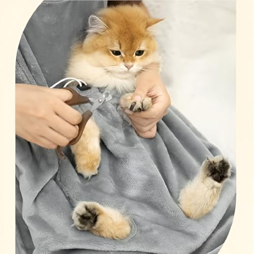 Avental Para Gatos Pet Pequeno Porte Patinhas Livres Tecido Macio Ergonomia Funcional Conforto E Seg