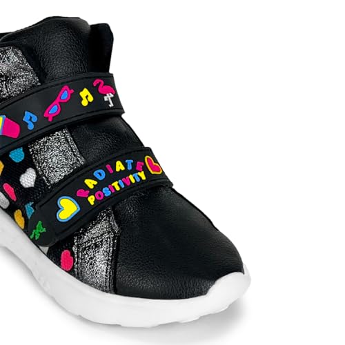 Image of KazarMax Hopits Kids Boys and Girls Ankle Length | High Top | Slip-on Sneakers Shoes | Lightweight | Outdoor Shoes Collection