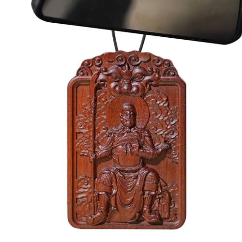 Generico Carta Tai Sui - Colgante Tai Sui de 6 cm, Opciones de uso flexible | Amuleto protector con acabado en relieve en ambos lados, tarjeta de bendición china para viajes