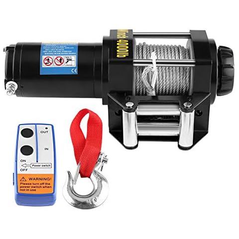 Polipasto eléctrico Ejoyous, 12V 4000lbs Cover