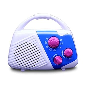 Waterdichte Doucheradio Mini Op Batterijen Werkende Draagbare Knop Verstelbare Radio Ontvang Meer Dan 20 FM/AM-Radiostations Draadloze Mini-Radioluidspreker Voor Thuisdouches