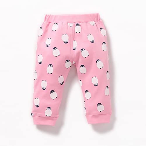 Image of BABY GO Baby Boys & Baby Girls Cotton Clothing Set | Full Sleeve T-Shirt & Pants | Newborn Infant Outfit | Soft Night Suit with Cute Print | Casual Dailywear Infant Clothes