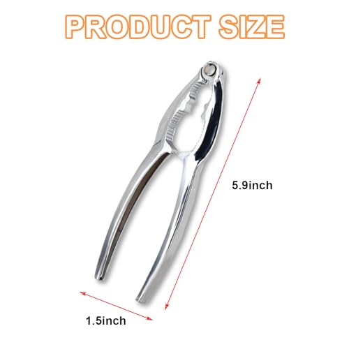 30 Pcs Crab Leg Crackers and Tools Set, Voittozege Seafood Tools Crab leg Crackers Lobster Nut Crackers Opener Home Kitchen Parties Tools Nut Cracker Set for Crab Legs, Silver
